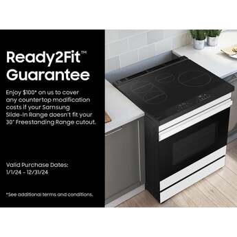 Samsung 6.3 Cubic Foot Induction Slide In Range Convection Self Clean Air Fry Bespoke: White Glass — thumbnail 23