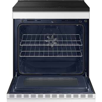 Samsung 6.3 Cubic Foot Induction Slide In Range Convection Self Clean Air Fry Bespoke: White Glass — thumbnail 36