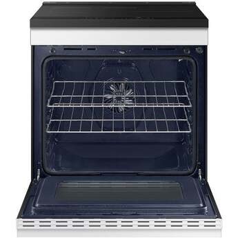 Samsung 6.3 Cubic Foot Induction Slide In Range Convection Self Clean Air Fry Bespoke: White Glass — thumbnail 37