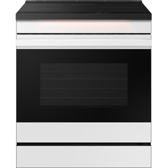Samsung 6.3 Cubic Foot Induction Slide In Range Convection Self Clean Air Fry Bespoke: White Glass — thumbnail 48