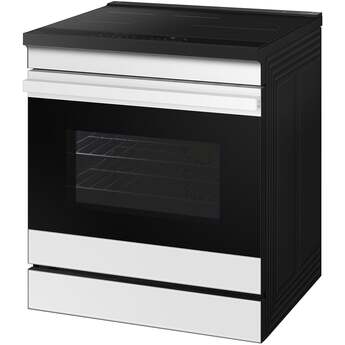 Samsung 6.3 Cubic Foot Induction Slide In Range Convection Self Clean Air Fry Bespoke: White Glass — thumbnail 49
