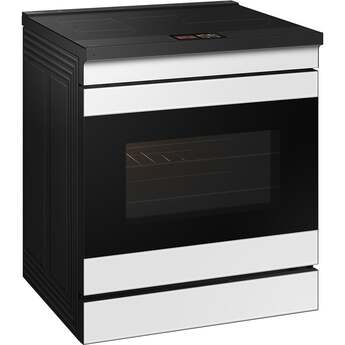 Samsung 30 Inch Slide-In Induction Smart Range with 4 Elements, 6.3 cu. ft. Convection+ Oven, Sync Burner, Storage Drawer, Air Fry, Sabbath Mode, Self & Steam Clean, ADA Compliant, and ENERGY STAR®: White Glass — thumbnail 41