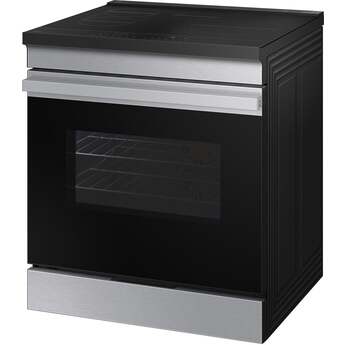 Samsung 30 Inch Slide-In Induction Smart Range with 4 Elements, 6.3 cu. ft. Oven Capacity, Sync Burner, Storage Drawer, Self & Steam Clean, Sabbath Mode, ADA Compliant and ENERGY STAR®: Stainless — thumbnail 10