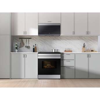 Samsung 30 Inch Slide-In Induction Smart Range with 4 Elements, 6.3 cu. ft. Oven Capacity, Sync Burner, Storage Drawer, Self & Steam Clean, Sabbath Mode, ADA Compliant and ENERGY STAR®: Stainless — thumbnail 19