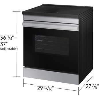 Samsung 30 Inch Slide-In Induction Smart Range with 4 Elements, 6.3 cu. ft. Oven Capacity, Sync Burner, Storage Drawer, Self & Steam Clean, Sabbath Mode, ADA Compliant and ENERGY STAR®: Stainless — thumbnail 38