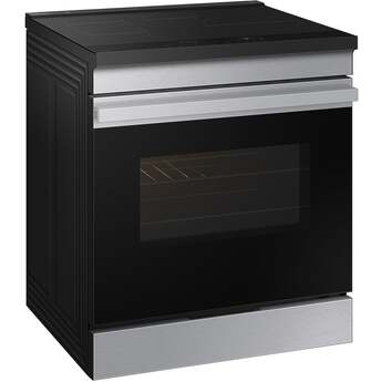 Samsung 30 Inch Slide-In Induction Smart Range with 4 Elements, 6.3 cu. ft. Oven Capacity, Sync Burner, Storage Drawer, Self & Steam Clean, Sabbath Mode, ADA Compliant and ENERGY STAR®: Stainless — thumbnail 48