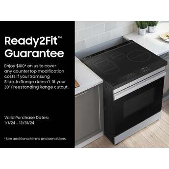 Samsung 30 Inch Slide-In Induction Smart Range with 4 Elements, 6.3 cu. ft. Oven Capacity, Sync Burner, Storage Drawer, Self & Steam Clean, Sabbath Mode, ADA Compliant and ENERGY STAR®: Stainless — thumbnail 49