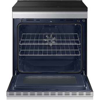 Samsung 6.3 Cubic Foot Induction Slide In Range Convection Self Clean Air Fry: Stainless — thumbnail 5