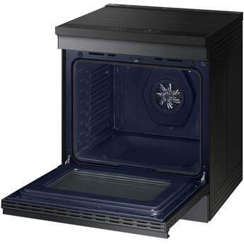 Samsung 30 Inch Smart Slide-In Induction Range with 4 Elements, 6.3 Cu. Ft. Oven Capacity, Oven Camera, Air Fry, Convection+, Ambient Edge Lighting™, Self & Steam Clean, Sabbath Mode, ADA Compliant and ENERGY STAR® Certified: Matte Black Steel — thumbnail 11