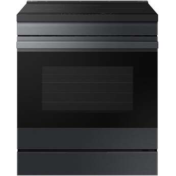 Samsung 30 Inch Smart Slide-In Induction Range with 4 Elements, 6.3 Cu. Ft. Oven Capacity, Oven Camera, Air Fry, Convection+, Ambient Edge Lighting™, Self & Steam Clean, Sabbath Mode, ADA Compliant and ENERGY STAR® Certified: Matte Black Steel — thumbnail 27
