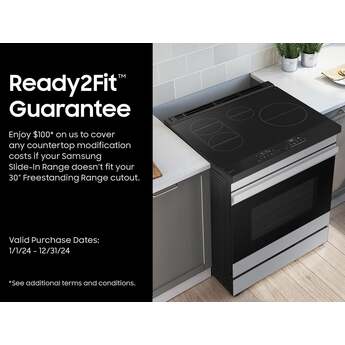Samsung 30 Inch Smart Slide-In Induction Range with 4 Elements, 6.3 Cu. Ft. Oven Capacity, Oven Camera, Air Fry, Convection+, Ambient Edge Lighting™, Self & Steam Clean, Sabbath Mode, ADA Compliant and ENERGY STAR® Certified: Stainless Steel — thumbnail 10
