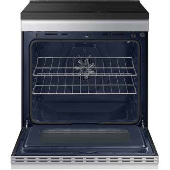 Samsung 30 Inch Smart Slide-In Induction Range with 4 Elements, 6.3 Cu. Ft. Oven Capacity, Oven Camera, Air Fry, Convection+, Ambient Edge Lighting™, Self & Steam Clean, Sabbath Mode, ADA Compliant and ENERGY STAR® Certified: Stainless Steel — thumbnail 30