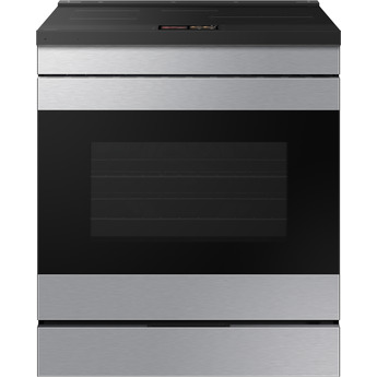 Samsung 6.3 Cubic Foot Induction Slide In Range Camera 7 Inch LCD Touch Convection Self Clean Air Fry: Stainless — thumbnail 5