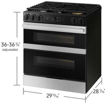 Samsung NSY6DG8550SR 30 Inch Slide-In Dual Fuel Smart Range Stainless Steel — thumbnail 18