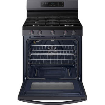 Samsung 6.0 cu.ft. Gas Fan Convection Range - Stainless Steel — thumbnail 2