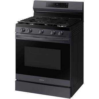 Samsung 6.0 cu.ft. Gas Fan Convection Range - Stainless Steel — thumbnail 3