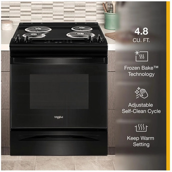 Whirlpool WEC310S0LB 30 Inch Slide-in Electric Range — thumbnail 10