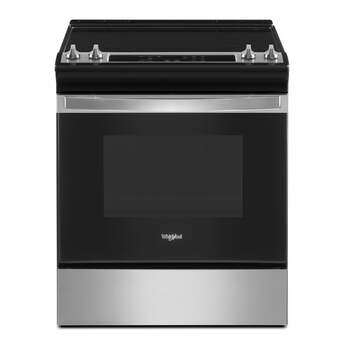 Whirlpool WEE515SALS 30 Inch Electric Slide-In Range in Stainless Steel