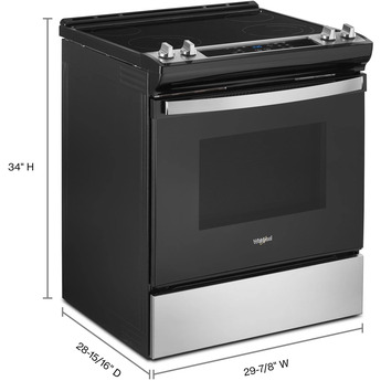 Whirlpool WEE515SALS 30 Inch Electric Slide-In Range in Stainless Steel — thumbnail 19