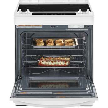 Whirlpool WEE515SALW 30 Inch Electric Slide-In Range in White — thumbnail 3