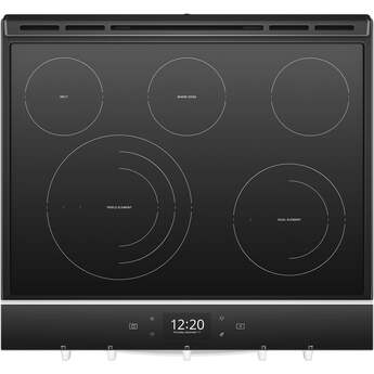 Whirlpool 30" White Electric Slide-In Smoothtop Range - Convection - ADA Compliant — thumbnail 2