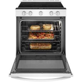 Whirlpool 30" White Electric Slide-In Smoothtop Range - Convection - ADA Compliant — thumbnail 7