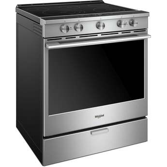 Whirlpool 30" Fingerprint Resistant Stainless Steel Electric Smoothtop Slide-In Range - Convection - ADA Compliant — thumbnail 20