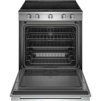 Whirlpool 30" Fingerprint Resistant Stainless Steel Electric Smoothtop Slide-In Range - Convection - ADA Compliant — thumbnail 6