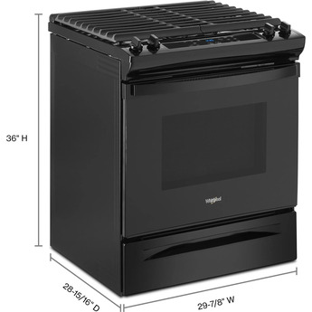 Whirlpool WEG515S0LB 30 Inch Slide-in Gas Range — thumbnail 10