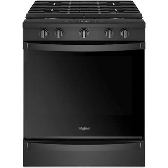 Whirlpool 30" Black Gas Slide-In Sealed Burner Range - Convection - ADA Compliant — thumbnail 13