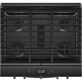 Whirlpool 30" Black Gas Slide-In Sealed Burner Range - Convection - ADA Compliant — thumbnail 4