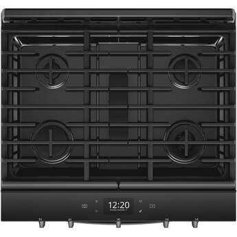 Whirlpool 30" Black Stainless Steel Gas Slide-In Sealed Burner Range - Convection - ADA Compliant — thumbnail 13