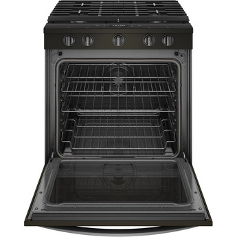 Whirlpool 30" Black Stainless Steel Gas Slide-In Sealed Burner Range - Convection - ADA Compliant — thumbnail 14