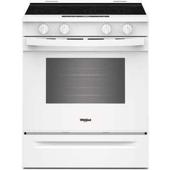 Whirlpool WSES5030SW 30-inch Electric Smart Range White