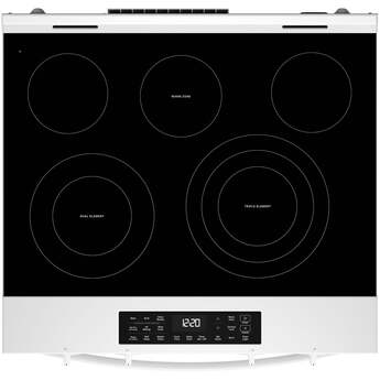 Whirlpool WSES5030SW 30-inch Electric Smart Range White — thumbnail 4