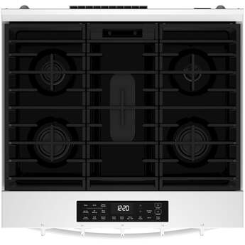 Whirlpool WSGS5030SW 30 Inch Slide-In Gas Smart Range White — thumbnail 4
