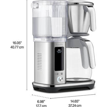 Breville Luxe Brewer Glass Coffee Machine - Stainless — thumbnail 2