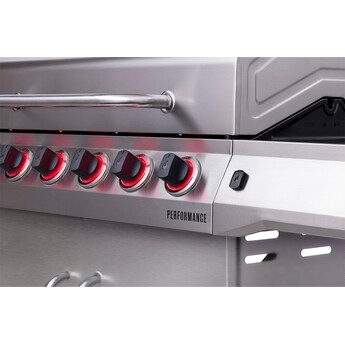 Six Burner Stainless Steel Gas Grill — thumbnail 4