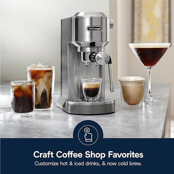Dedica Duo Espresso Machine — Metal — thumbnail 2