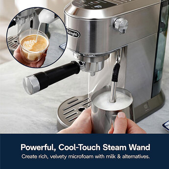 Dedica Duo Espresso Machine — Metal — thumbnail 7