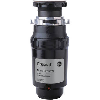 GE 1/2 HP Continuous Feed Garba Disposer - Corded