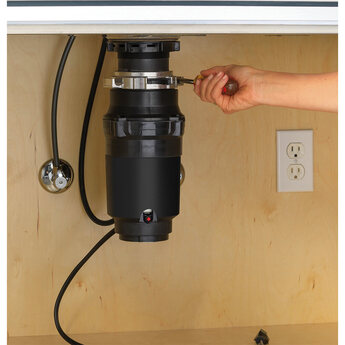 GE 1/2 HP Continuous Feed Garba Disposer - Corded — thumbnail 3
