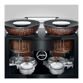 Jura GIGA 10 Automatic Espresso Machine with Grinder Adjustment (Diamond Black) — thumbnail 8
