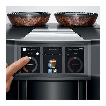 Jura GIGA 10 Automatic Espresso Machine with Grinder Adjustment (Diamond Black) — thumbnail 9