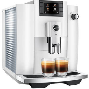 Jura E6 Automatic Coffee Machine - Piano White — thumbnail 3