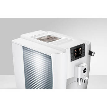 Jura E6 Automatic Coffee Machine - Piano White — thumbnail 4