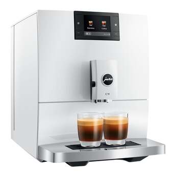 Jura C9 Fully Automatic Coffee Machine (Piano White) — thumbnail 2