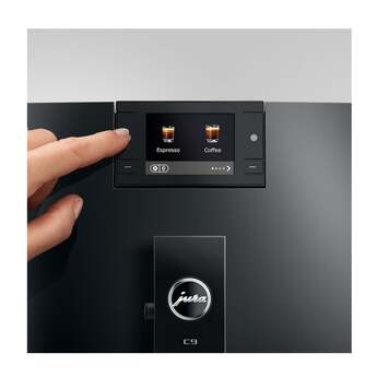 Jura C9 Compact Automatic Coffee and Espresso Machine (Piano Black) — thumbnail 6