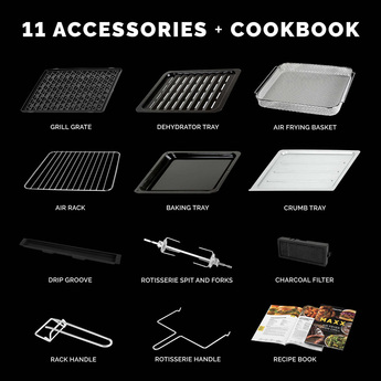 26 Quart Digital Air Fryer Oven Grill — thumbnail 8