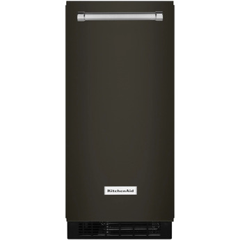 Kitchen Aid 15 inch Black Stainless Ice Maker